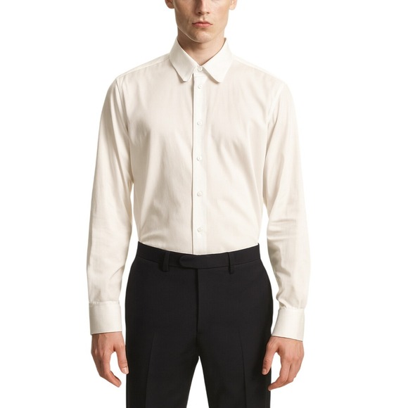 Louis Vuitton Uniforms Preppy Classic White Dress Shirt Mens Size 42 XL Designer - Picture 1 of 10